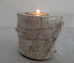 Kütük Görünümlü Tealight Mumluk